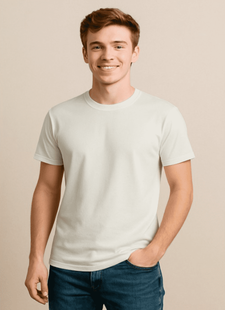 White t-shirt